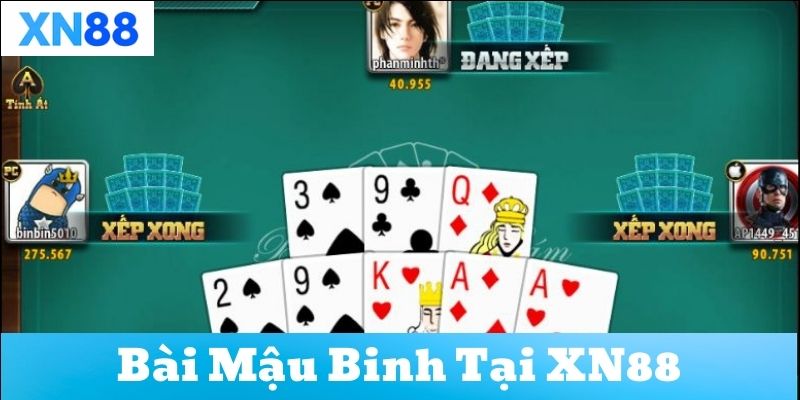 Các bộ bài trong Mậu Binh